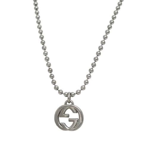 gucci 479229 j8400 8106|GUCCI Necklace Silver Interlocking 479217 J8400 8106 925 GG .